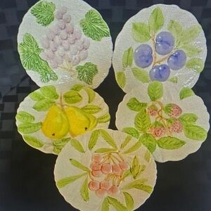 Shafford Fruit Du Jour Salad Dessert Plates, Set of 5